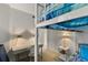 Study area with a desk and bunk beds at 5850 Gasparilla Rd # M1&3, Boca Grande, FL 33921
