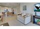 Bright living room with open floor plan and comfy seating at 26724 Weiskopf Dr, Englewood, FL 34223