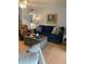 Living room with a sofa, recliner, and coffee table at 1515 Forrest Nelson Blvd # A208, Port Charlotte, FL 33952