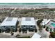 Aerial view showing beach access and building location at 7486 Palm Island Dr # 2422, Placida, FL 33946