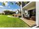 Private patio perfect for outdoor relaxation and entertaining at 2955 N Beach Rd # A-415, Englewood, FL 34223