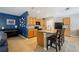 Modern kitchen with island, ample cabinetry, and stainless steel appliances at 15889 Viscount Cir, Port Charlotte, FL 33981