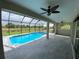 Relaxing screened pool and patio area at 14364 Appleton Blvd, Port Charlotte, FL 33981