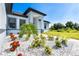 Landscaped entryway with modern finishes at 11042 Carnegie Ave, Englewood, FL 34224