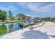 Private boat slips with covered protection for your vessels at 245 Spaniards Rd, Placida, FL 33946