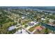 Aerial view showing home's location on a canal at 245 Spaniards Rd, Placida, FL 33946