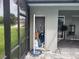Convenient pool equipment storage shed at 48 Long Meadow Ln, Rotonda West, FL 33947
