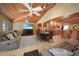 Open concept living room, dining area and kitchen with high ceilings at 14234 River Beach Dr, Port Charlotte, FL 33953