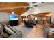 Open dining room with adjacent kitchen and living area at 14234 River Beach Dr, Port Charlotte, FL 33953