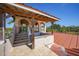 Covered rooftop terrace with water views at 14234 River Beach Dr, Port Charlotte, FL 33953