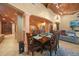 Elegant dining room with access to kitchen at 14234 River Beach Dr, Port Charlotte, FL 33953