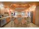 Spacious kitchen with island, custom cabinetry, and views at 14234 River Beach Dr, Port Charlotte, FL 33953