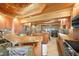 Spacious kitchen featuring an island and painted ceiling details at 14234 River Beach Dr, Port Charlotte, FL 33953