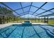 Resort style pool and spa with screened patio at 14234 River Beach Dr, Port Charlotte, FL 33953