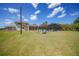 Large backyard with pool and screened enclosure at 14234 River Beach Dr, Port Charlotte, FL 33953