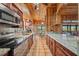 Open kitchen boasting granite countertops and stainless steel appliances at 51 Palm Dr, Placida, FL 33946