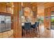 Kitchen with granite countertops, stainless steel appliances, and breakfast bar at 51 Palm Dr, Placida, FL 33946