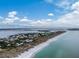Stunning aerial view of beachfront homes at 13074 Via Flavia, Placida, FL 33946