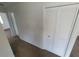 Bright hallway with carpet flooring and built-in storage at 22481 Westchester Blvd # B35, Punta Gorda, FL 33980