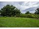 Landscaped backyard with lush greenery at 12112 Helios Ave, Port Charlotte, FL 33981