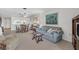 Open living space with kitchen and dining area visible at 235 Rotonda Blvd W # C203, Rotonda West, FL 33947