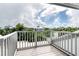 Private deck with partial view of the neighborhood at 7104 Palm Island Dr # Le38, Placida, FL 33946