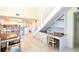 Kitchen features an adjacent desk area and a breakfast bar at 7104 Palm Island Dr # Le38, Placida, FL 33946