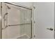 Walk-in shower with grab bars, perfect for accessibility at 6551 Hamlet Dr # 22A, Englewood, FL 34224
