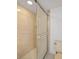 Clean shower stall with sliding glass doors and tiled walls at 23465 Harborview Rd # 1021, Punta Gorda, FL 33980