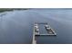 Aerial view of community boat docks on the water at 23465 Harborview Rd # 1021, Punta Gorda, FL 33980