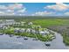 Stunning aerial view of waterfront community at 13310 Anglers Way, Placida, FL 33946