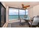 Enjoy breathtaking ocean views from this spacious balcony, complete with seating for four at 1700 Gulf Blvd # 302, Englewood, FL 34223