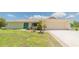 Charming single-story home with well-maintained lawn and attached two car garage at 3440 Downing W St, Englewood, FL 34224