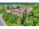 Aerial view of the community, showcasing its layout and landscaping at 6796 Gasparilla Pines Blvd # 48, Englewood, FL 34224