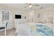 Bright bedroom with a comfortable bed and plenty of closet space at 6796 Gasparilla Pines Blvd # 48, Englewood, FL 34224