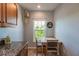 Kitchen nook with table and chairs near window at 8409 Placida Rd # 308, Placida, FL 33946