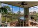 Relaxing screened balcony, outdoor seating, nature views at 8409 Placida Rd # 308, Placida, FL 33946