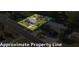 Aerial view showing the approximate property lines and surrounding neighborhood at 6517 Kenwood Dr, North Port, FL 34287