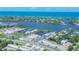 Wide aerial showcasing waterfront property and marina at 7070 Placida Rd # 1221, Placida, FL 33946