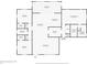 Floor plan showing a 3 bedroom, 2 bathroom house with sunroom at 189 Bunker Rd, Rotonda West, FL 33947