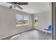 Sunroom with tile floor, window, and door leading outside at 189 Bunker Rd, Rotonda West, FL 33947
