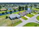 Aerial view of two houses near a canal at 189 Bunker Rd, Rotonda West, FL 33947