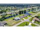 Wide aerial view of a neighborhood with houses and canals at 189 Bunker Rd, Rotonda West, FL 33947