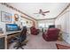 Home office space with a desk, chair, and plenty of natural light at 1867 Neptune Dr, Englewood, FL 34223
