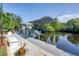 Private boat dock and lift, with easy access to open water for boating and recreation at 200 Capstan Dr, Placida, FL 33946