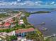 Aerial view showing building location in waterfront community at 53 W Bay Heights Rd # 205, Englewood, FL 34223