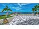 Spacious patio overlooking waterfront with boat docks at 53 W Bay Heights Rd # 205, Englewood, FL 34223