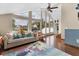 Spacious living area with vaulted ceilings and lots of natural light at 1730 Padre Ln, Englewood, FL 34223