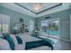 Relaxing Primary bedroom with pool access and stylish decor at 10136 Amy Ter, Port Charlotte, FL 33981