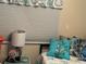 Cozy guest bedroom with window and bedding at 208 Marlette Dr, North Port, FL 34287